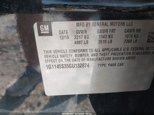 Chevrolet Impala 2lz