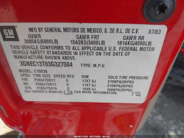Chevrolet Avalanche 1500