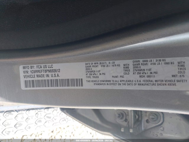 Ram 1500 Big Horn  4x2 5'7 Box
