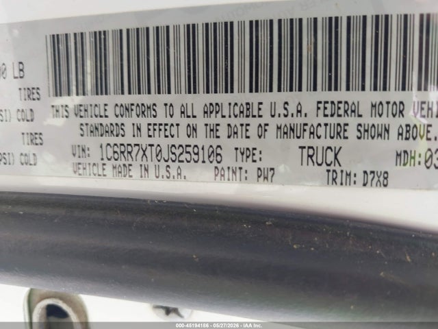 Ram 1500 Ssv  4x4 5'7 Box
