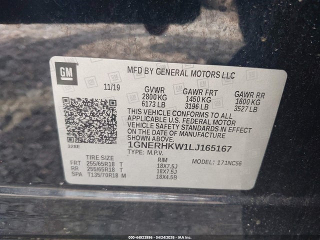 Chevrolet Traverse Fwd Lt Leather