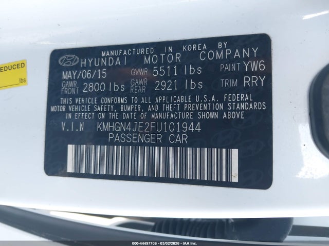 Hyundai Genesis 3.8