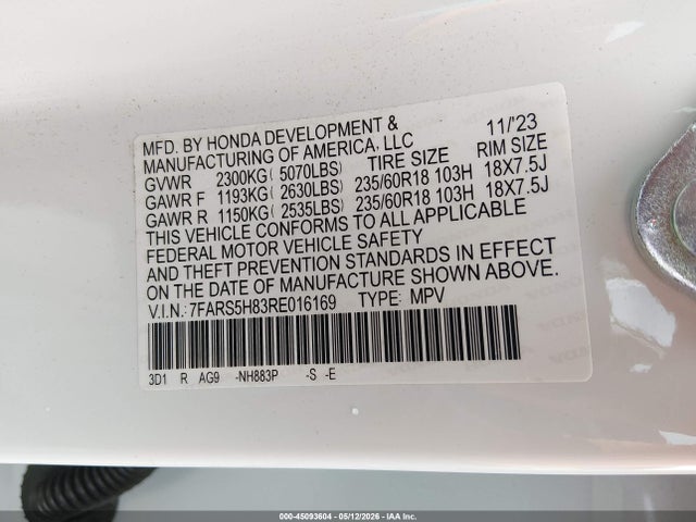 Honda CR-V Hybrid Sport-l