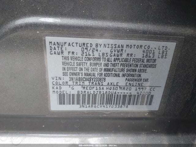 Nissan Sentra Sv