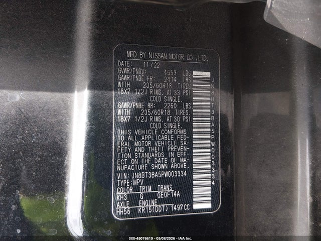 Nissan Rogue Sv Fwd