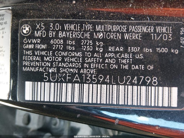 BMW X Series 3.0i