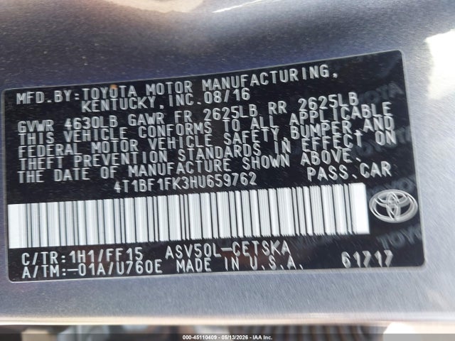 Toyota Camry Se