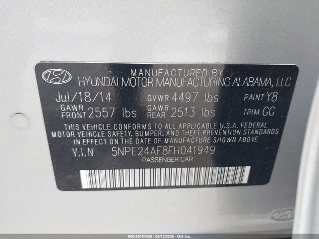 Hyundai SONATA Se