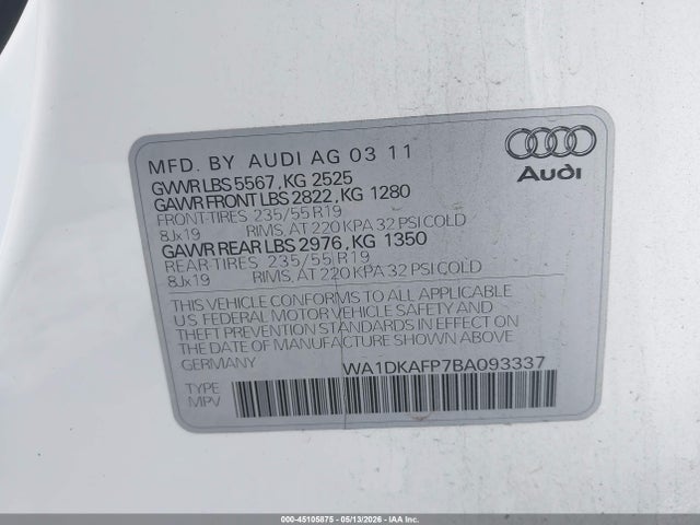 Audi Q5 3.2 Premium Plus