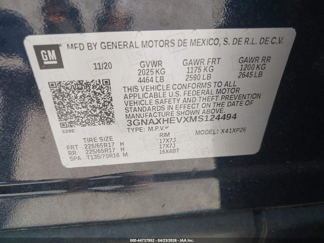 Chevrolet Equinox Fwd Ls