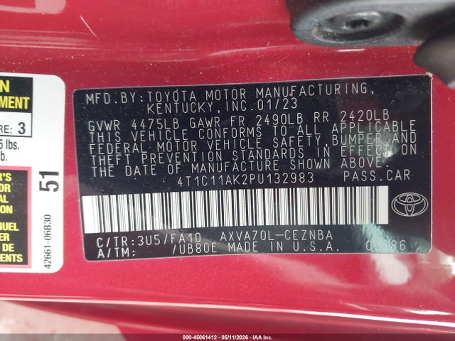 Toyota Camry Le