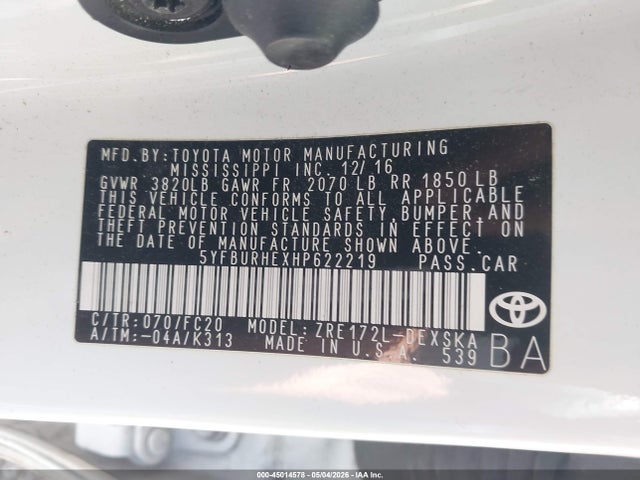 Toyota Corolla Se