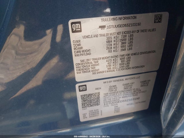 GMC Sierra 1500 4wd  Short Box Denali
