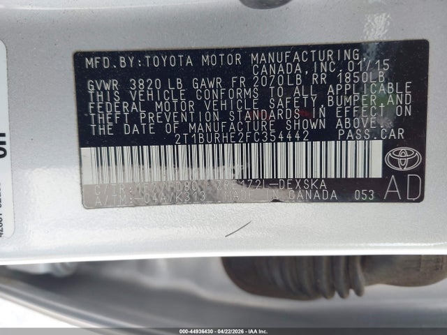 Toyota Corolla S Plus