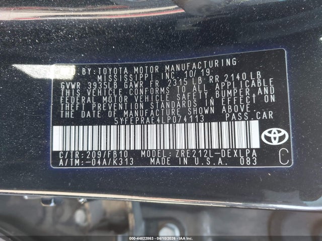 Toyota Corolla Le