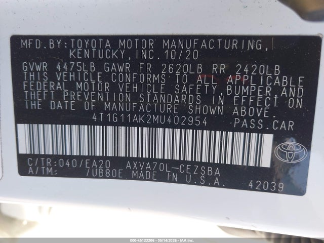 Toyota Camry Se