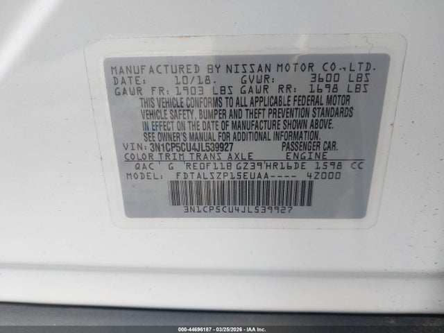 Nissan Kicks Sv
