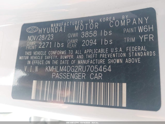 Hyundai ELANTRA Sel