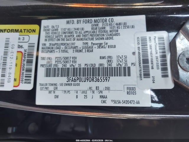 Ford Fusion Se