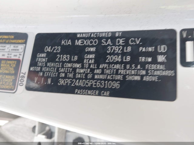 Kia Forte Lx