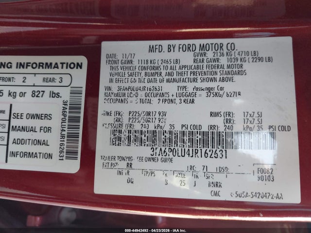 Ford Fusion Se