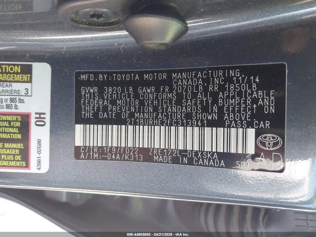 Toyota Corolla S Plus