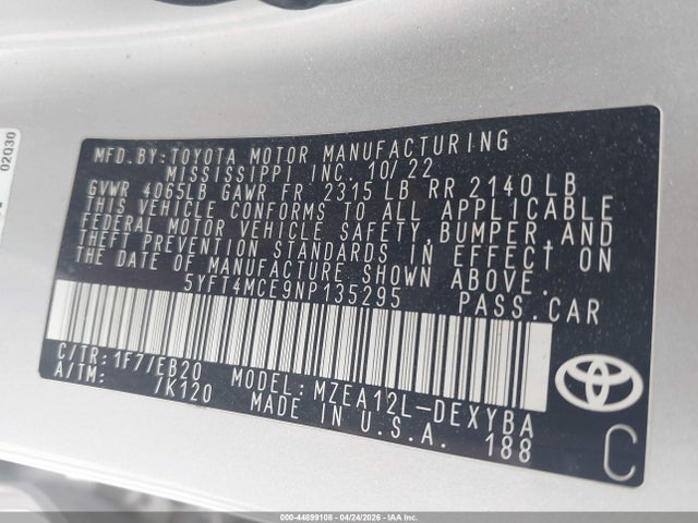 Toyota Corolla Xse