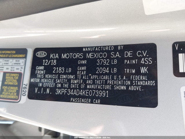 Kia Forte S
