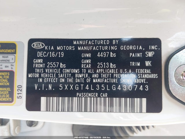 Kia Optima Lx