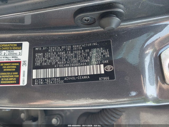 Toyota Camry Le