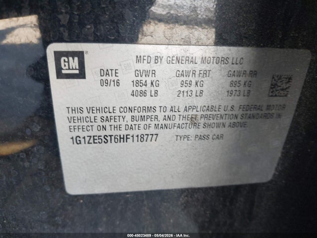 Chevrolet Malibu 1lt