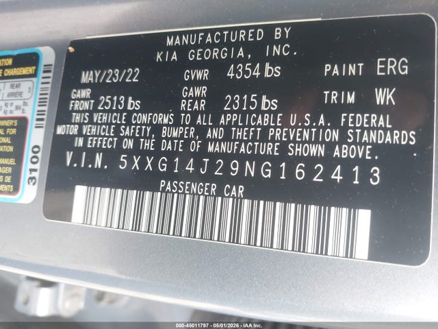 Kia K5 Lxs