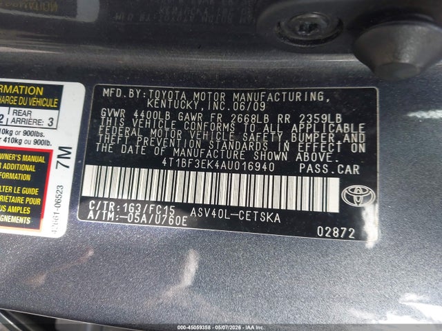 Toyota Camry Se