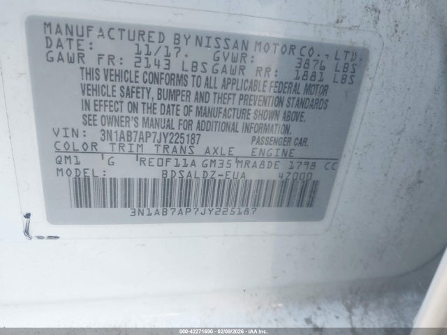 Nissan Sentra Sv