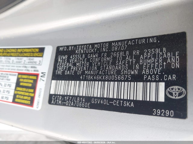 Toyota Camry Se V6