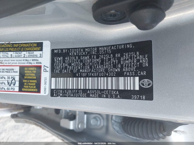 Toyota Camry Se