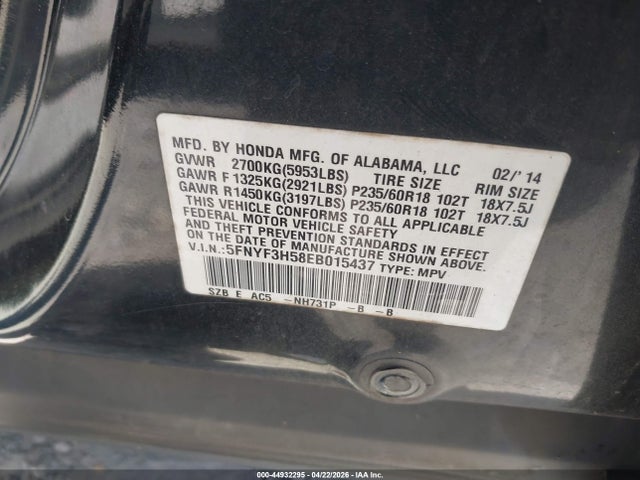 Honda Pilot Ex-l