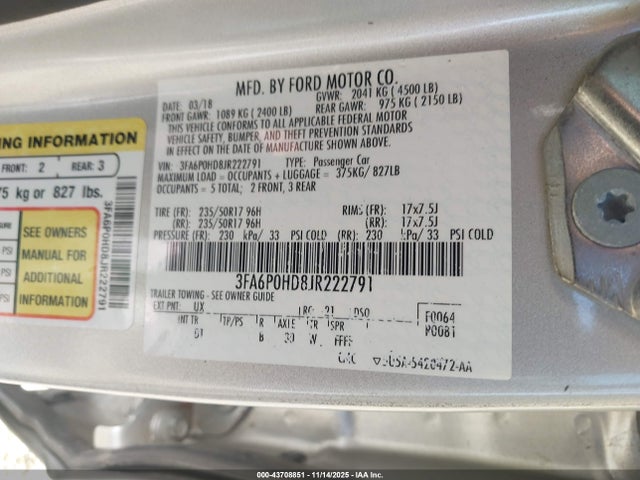 Ford Fusion Se