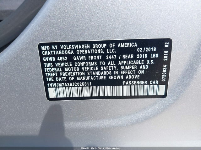 Volkswagen Passat 3.6l V6 Gt
