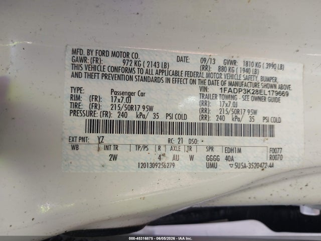 Ford Focus Se