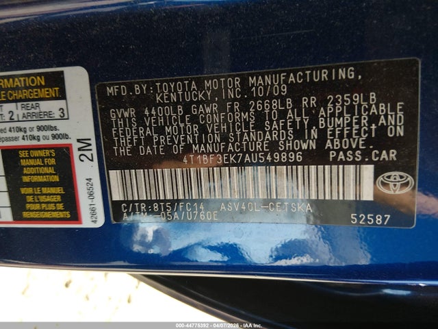 Toyota Camry Se