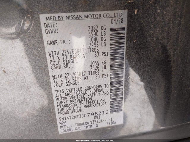 Nissan Rogue Sv