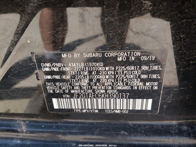 Subaru Crosstrek 2.0i Premium