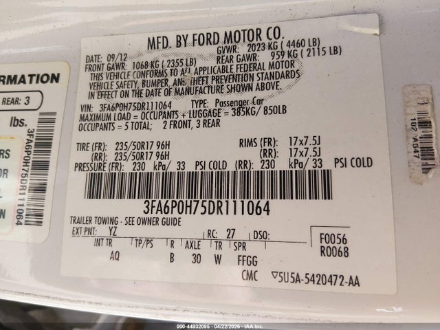 Ford Fusion Se