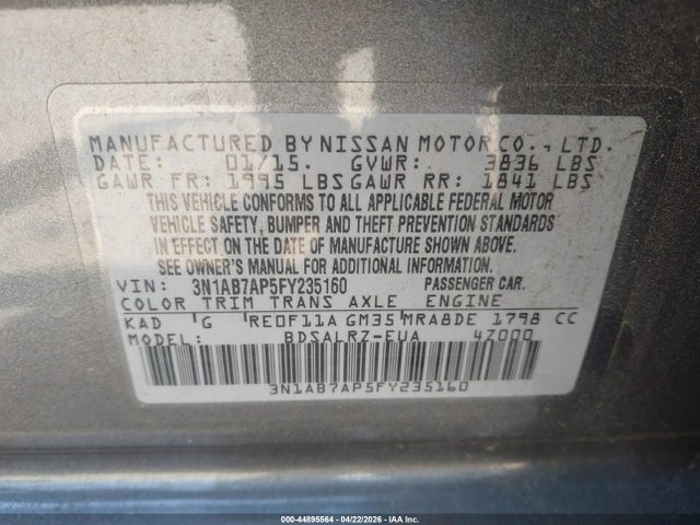 Nissan Sentra Sr