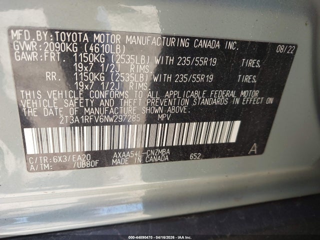 Toyota RAV4 Xle Premium