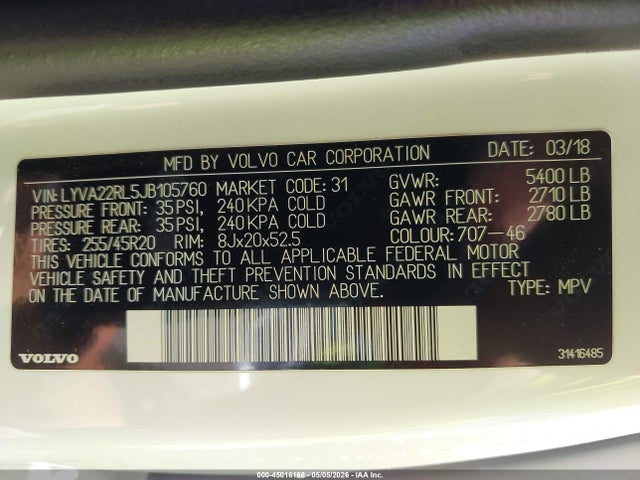 Volvo XC60 T6 Inscription