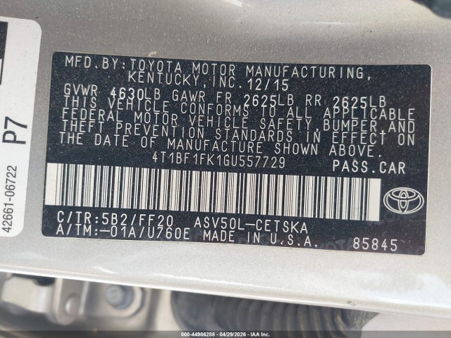 Toyota Camry Se