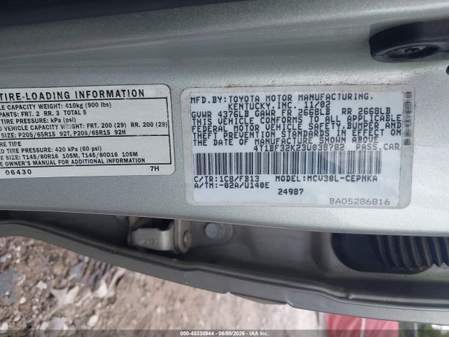 Toyota Camry Le V6