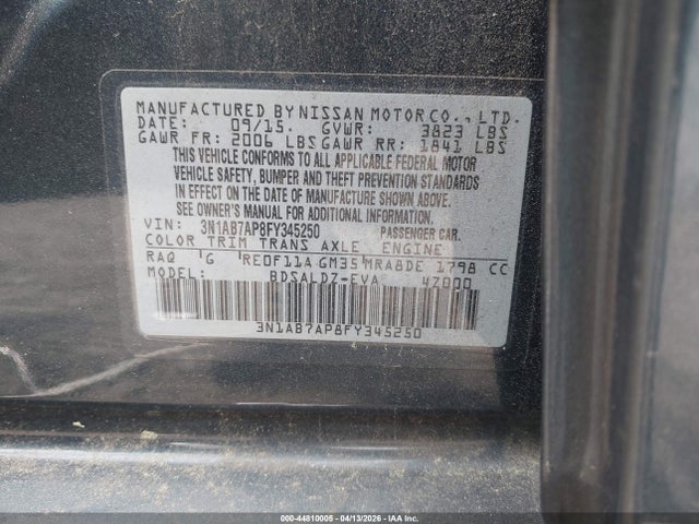Nissan Sentra Sv